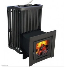 Печь для бани Варвара Терма Каменка (панорамная дверь, удлиненная топка)