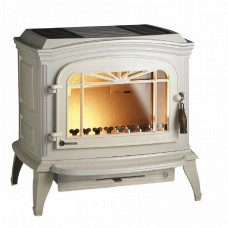 Печь-камин Invicta Bradford белая эмаль