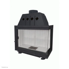 Топка каминная ЭкоКамин Альфа 1000 R два стекла правая