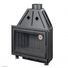 Топка каминная ЭкоКамин Альфа 800 B черный шамот