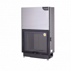 Топка каминная ЭкоКамин Вега 1000 МВ принтинг черный шамот