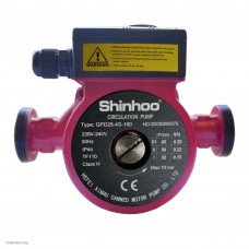 Насос циркуляционный Shinhoo GPD25-4S-180 (с гайками)