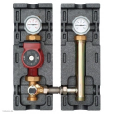 Насосная группа Meibes V-МK 1" с насосом Alpha2 L 25-60, со смесителем, подающая линия слева (МЕ 66833.10)