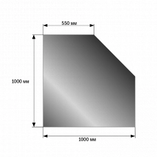 Лист предтопочный Eysen Эркер 1000*1000мм