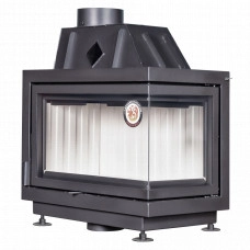 Топка каминная ЭкоКамин Альфа 700R NEW два стекла правая