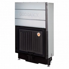 Топка каминная ЭкоКамин Вега 800B принтинг черный шамот