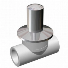 П/П Кран шаровый 25 с хром вставкой FIRAT 7784025191