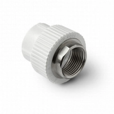П/П Муфта комб. под ключ НР 50х1 1/2" серая PRO AQUA PA23522PG