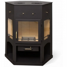 Печь-камин Мета-бел АОТК 11.0 "Енисей с плитой"