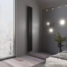 Радиатор стальной Faberg Extra 2 (8 секций, черный матовый RAL-9005)