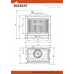 Топка каминная Everest U10
