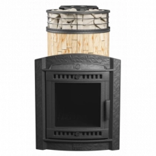Печь для бани ProMetall Атмосфера L Окаменевшее дерево ламель+сетка