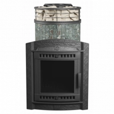 Печь для бани ProMetall Атмосфера L Жадеит ламель+сетка С ТОННЕЛЕМ