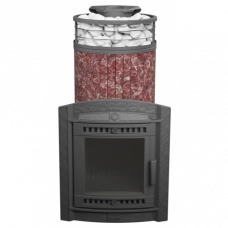 Печь для бани ProMetall Атмосфера XL Россо Леванто ламель+сетка