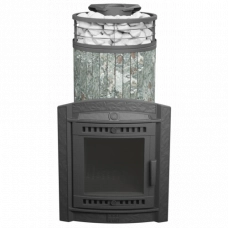 Печь для бани ProMetall Атмосфера XL Жадеит ламель+сетка