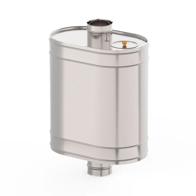 Бак Ferrum f0712 "Комфорт" (AISI 201/1.0) эллиптический с трубой 60л Ф115